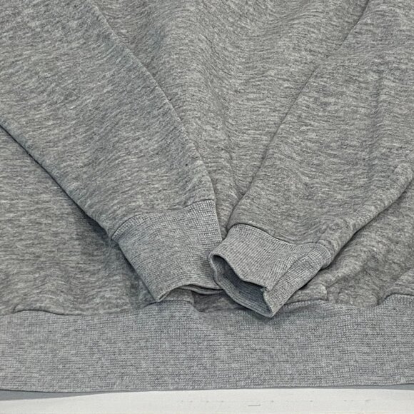 Vintage Gray Crewneck Sweatshirt Womens Size XL Blank Long Sleeve Made in USA - Picture 4 of 6